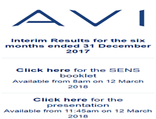 Tablet Screenshot of annualreport2010.avi.co.za